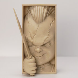 Laleczka Chucky Book Nook - podpórka do książek