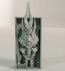 Arthas Book Nook (Warcraft - Król Lisz, Lich King) - podpórka do książek