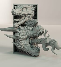 Drogon Book Nook (Gra o Tron) - podpórka do książek