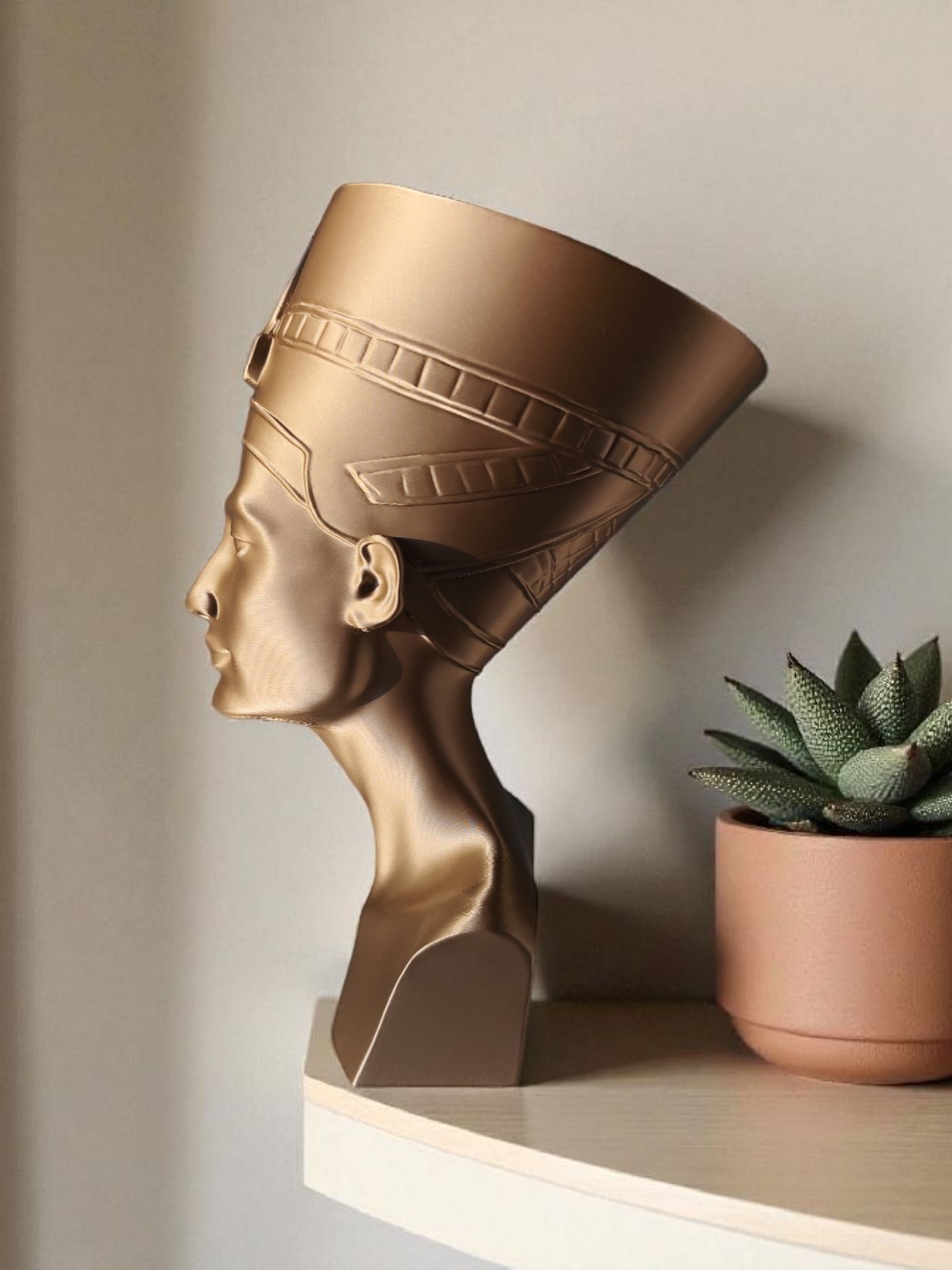 Popiersie Nefertiti - figurka dekoracyjna - obrazek 9