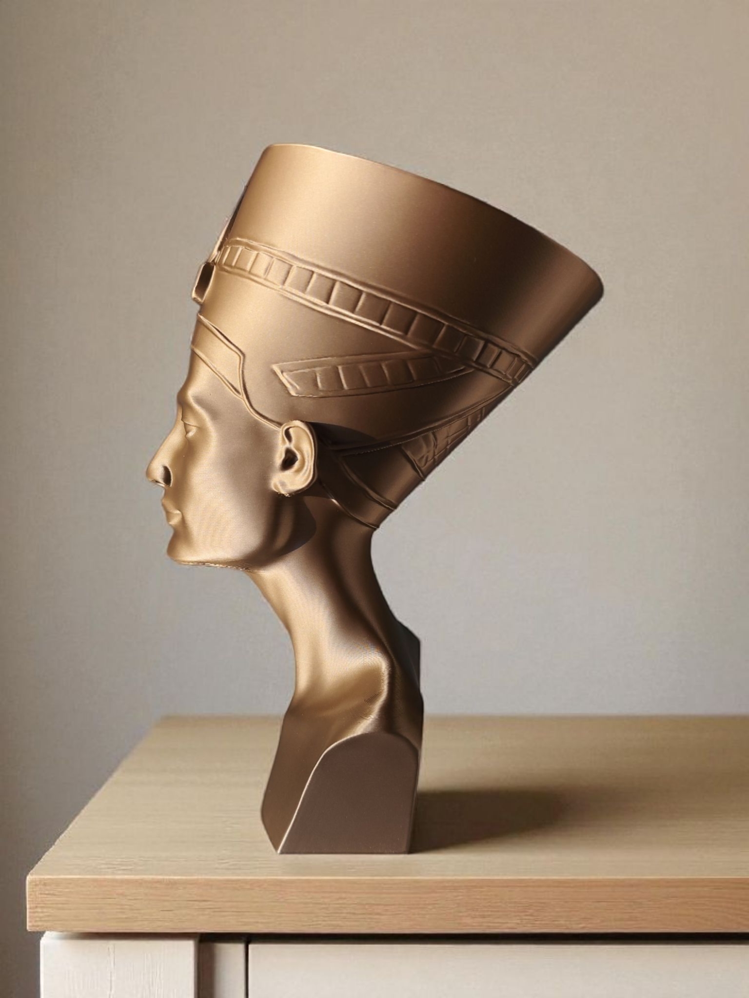 Popiersie Nefertiti - figurka dekoracyjna - obrazek 6
