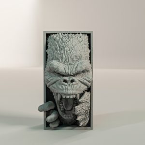 Kong Book Nook - podpórka do książek, filmów, prezent dla fana sci-fi