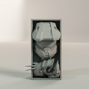 Master Chief Book Nook (Halo) - podpórka do gier, prezent dla gracza